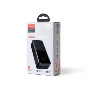   Joyroom powerbank – kijelzővel, U+U+C, QC3.0, PD3.0, AFC, 15W 30000mAh (fekete)