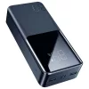 Joyroom powerbank – kijelzővel, U+U+C, QC3.0, PD3.0, AFC, 15W 30000mAh (fekete)
