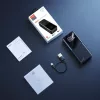 Joyroom powerbank – kijelzővel, U+U+C, QC3.0, PD3.0, AFC, 15W 30000mAh (fekete)