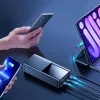 Joyroom powerbank – kijelzővel, U+U+C, QC3.0, PD3.0, AFC, 15W 30000mAh (fekete)