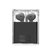 Joyroom fülhallgató IceLens sorozat Bluetooth True vezeték nélküli BT 5.3, TWS, AAC, SBC, HFP, A2DP, AVRCP, – LED Lights (fekete)