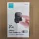 Joyroom utazó töltő Mini Type-C PD 20W Type-C - Lightning kábellel (1m) (fekete)