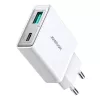 Joyroom szuper Vékony 20W (Fehér) Hálózati Töltő USB-A És /USB-C Csatlakozó (JR-TCF14)
