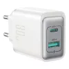 Joyroom 30W Dual Portos Hálózati Töltő USB-A És /USB-C Csatlakozó (JR-TCF15)
