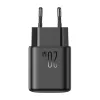 Joyroom 20W EU Gyorstöltő Hálózati Adapter (Fekete) (JR-TCF20)