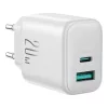 Joyroom Dual Portos Gyorstöltő USB-A És /USB-C Csatlakozó (JR-TCF21)
