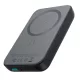 Joyroom powerbank mágneses vezeték nélküli charging, MagSafe, C+U, PD 20W, 10000mAh, – USB - Lightning kábel (0.25m) (fekete)