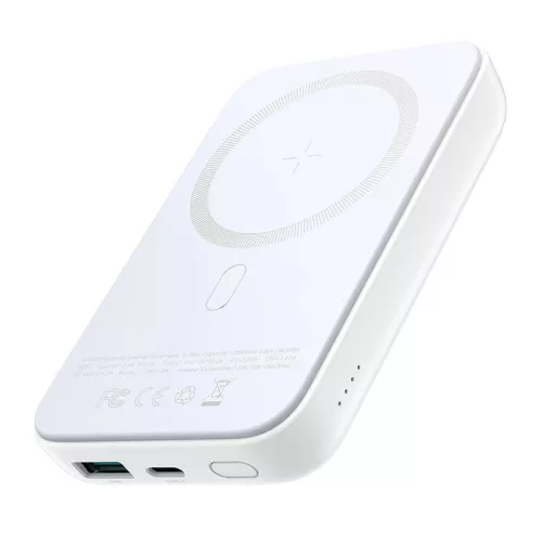 Joyroom 20W Vezeték Nélküli Mini Powerbank 10000mAh (Fehér) (JR-W020)
