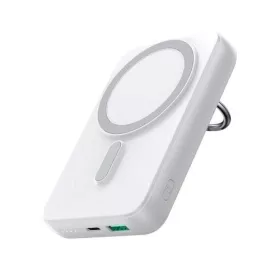   Joyroom powerbank mágneses vezeték nélküli charging, MagSafe 15W / Type-C, PD 20W, 10000mAh, – ring és állvány (fehér)