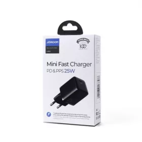 Joyroom utazó töltő Mini Type-C, PPS, PD 25W (fekete)