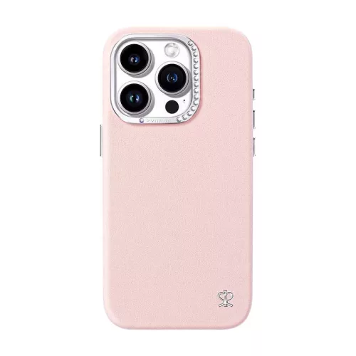 Joyroom iPhone 14 Pro Max (Rózsaszín) csillagos Tok (PN-14F4 pink)