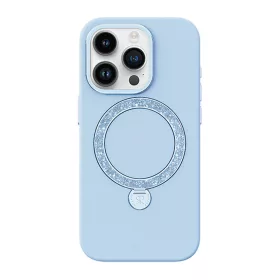   Joyroom iPhone 14 Pro Max (Kék) Védőtok Dancing Circle dizájnnal (PN-14L4 Blue)