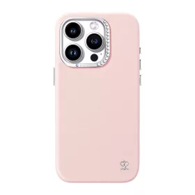 Joyroom iPhone 15 Pro (Rózsaszín) csillagos Tok (PN-15F2)