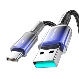   Joyroom 1.2m USB-A USB-C Gyorstöltőkábel (Fekete) (S-A42 A-C Bl)