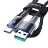 Joyroom 1.2m USB-A USB-C Gyorstöltőkábel (Fekete) (S-A42 A-C Bl)