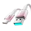 Joyroom 1.2m USB-A USB-C Gyorstöltőkábel (Fehér) (S-A42 A-C Wh)