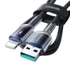 Joyroom USB-C - USB-C 60W Gyorstöltőkábel 1.2m (Fekete) (S-A42 A-L Bl)