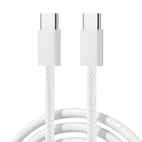   Joyroom Fonott USB-C - USB-C Kábel, 60W, - 1m, (Fehér) (S-A45)