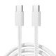Joyroom Fonott USB-C - USB-C Kábel, 60W, - 1m, (Fehér) (S-A45)