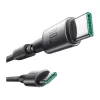 Joyroom USB-C - USB-C 60W (Szürke) Kábel, 1.2m (S-A50 C C)