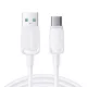 Joyroom USB-C Töltőkábel 3A, 1.2m, (Fehér) (S-AC027A14-1-2m-Whit)