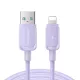 Joyroom 2.4A USB-Lightning Kábel, 1.2m, (Lila) (S-AL012A14-1-2m-Purp)