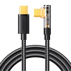   Joyroom 20W derékszögű USB-C Töltőkábel 1.2m (Fekete) (S-CC100A6)