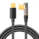 Joyroom 20W derékszögű USB-C Töltőkábel 1.2m (Fekete) (S-CC100A6)