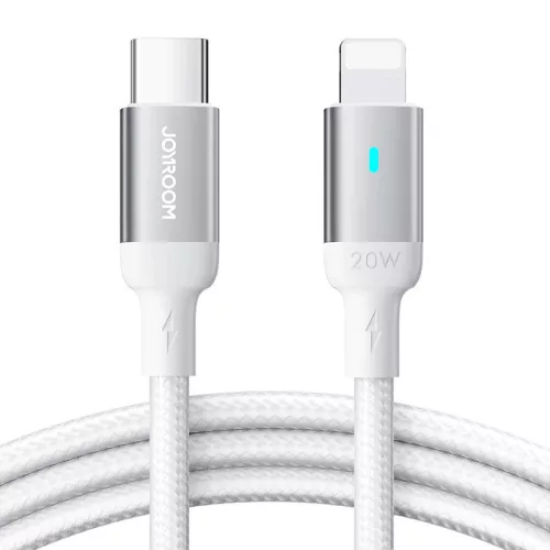 Joyroom 3m USB Lightning Type-C Kábel 20W (Fehér) (S-CL020A10-3m-LW)