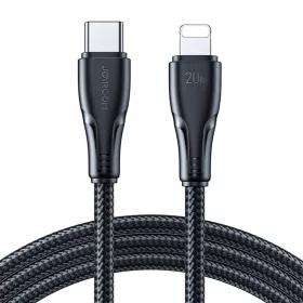   Joyroom 20W Gyorstöltő USB-Lightning Kábel, 1.2m (Fekete) (S-CL020A11-1-2m-LB)