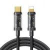 Joyroom Type-C - Lightning A10 sorozat gyors töltőkábel PD 20W, 1.2m (fekete)