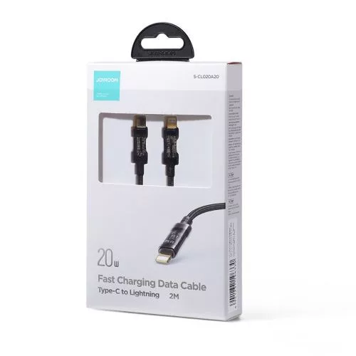 Joyroom Type-C - Lightning A10 sorozat gyors töltőkábel PD 20W, 2m (fekete)