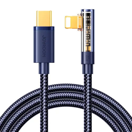 Joyroom 20W Gyorstöltő Lightning Kábel derékszögű Csatlakozó , 1.2m (S-CL020A6)