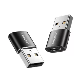 Joyroom USB Type-C Adapter Szett, 2 db, (Fekete) (S-H152)