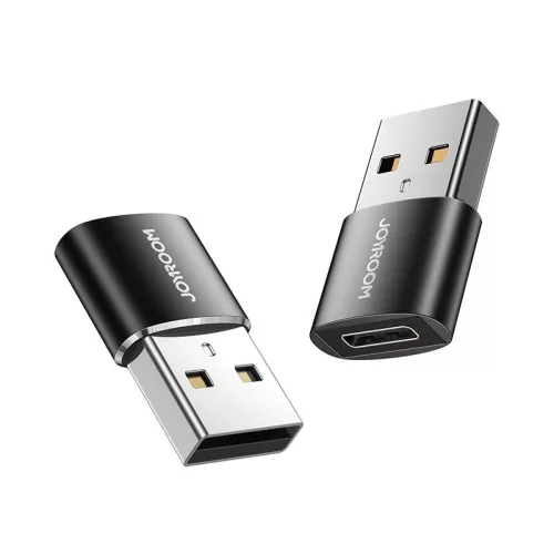 Joyroom USB Type-C Adapter Szett, 2 db, (Fekete) (S-H152)