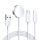 Joyroom S-IW008 Apple Watch mágneses töltő Lightning + USB-C 5V 1,2m (fehér)