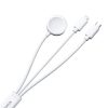Joyroom S-IW008 Apple Watch mágneses töltő Lightning + USB-C 5V 1,2m (fehér)