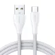 Joyroom 3m USB-USB-C Kábel, 3A, (Fehér) (S-UC027A11)