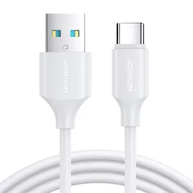   Joyroom USB-A És Type-C Kábel, 3A, 0.25m, (Fehér) (S-UC027A9-0-25m-CW)
