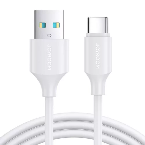 Joyroom USB-A És Type-C Kábel, 3A, 0.25m, (Fehér) (S-UC027A9-0-25m-CW)