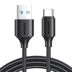   Joyroom 2m USB-A És Type-C Kábel, 3A, (Fekete) (S-UC027A9-2m-CB)