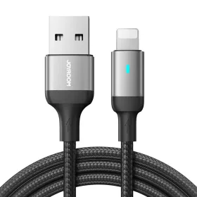   Joyroom 3m USB-A És Lightning Kábel 2.4A (Fekete) (S-UL012A10)
