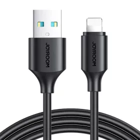  Joyroom 2m USB-A És Lightning Kábel 2.4A (Fekete) (S-UL012A9-2m-LB)