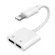 Joyroom Dual Lightning Audio Adapter (Fehér) (S-Y104-2xL)