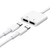 Joyroom Dual Lightning Audio Adapter (Fehér) (S-Y104-2xL)