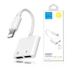 Joyroom Dual Lightning Audio Adapter (Fehér) (S-Y104-2xL)