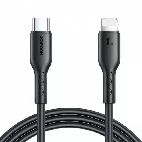 Joyroom Type-C - Lightning kábel 30W gyors töltő 1m (fekete)