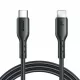 Joyroom Type-C - Lightning kábel 30W gyors töltő 1m (fekete)
