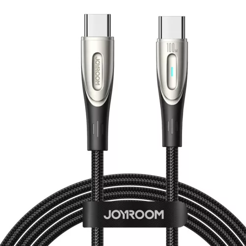 Joyroom 100W USB-C - USB-C Kábel, 1,2m, (Fekete) (SA27-CC5-1-2m-black)