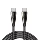 Joyroom 240W USB-C Kábel 1,2m (Fekete) (SA31-CC5-1-2m-Black)